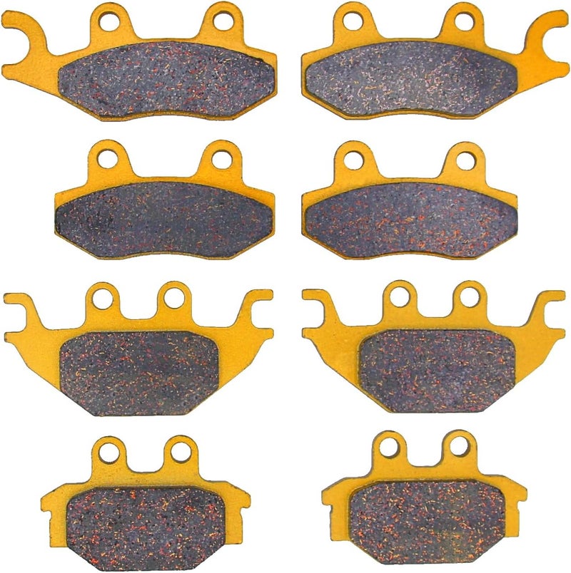 Traild Ceramic Brake Pad Set fits Kawasaki Mule Pro DX/DTX/FX/FXT/FXR 2015-2025 Front & Rear - Image 2